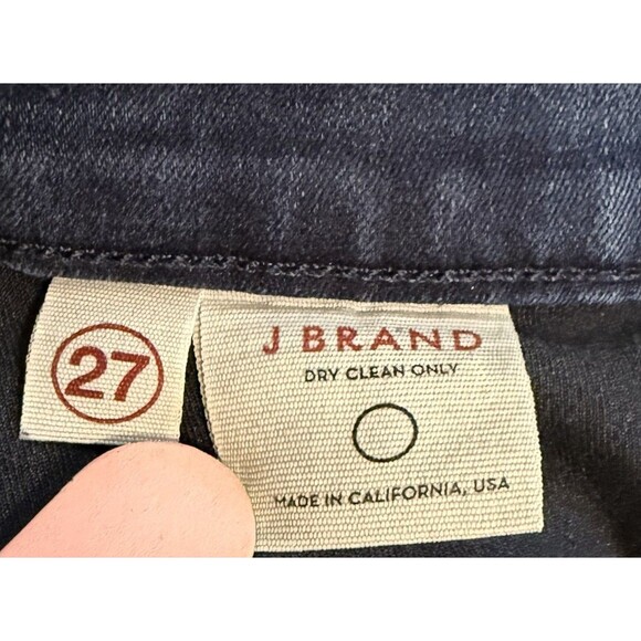 J Brand Legging Jeans 27 Skinny Dark Wash Blue Denim Comfort Luxe‎ Made USA - Picture 4 of 4